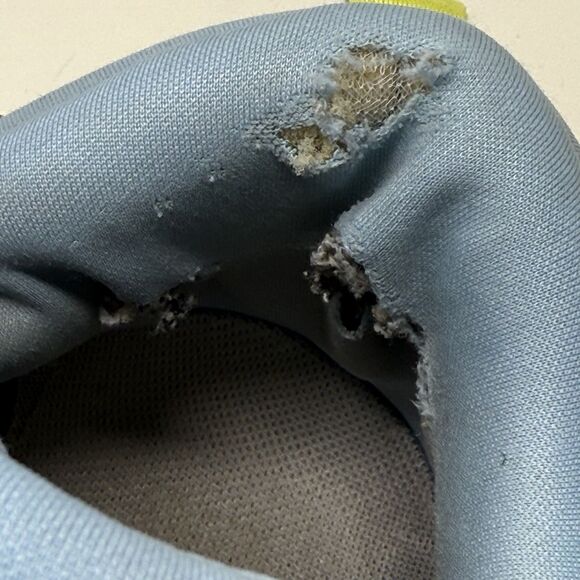 Hoka One One Bondi 8 Shoes Mens 12 D Blue Comfort Running Walking Sneakers FLAWS - Picture 8 of 16